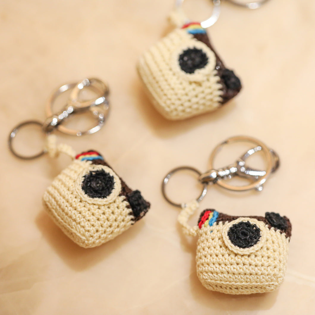 Crochet Instagram Keychain