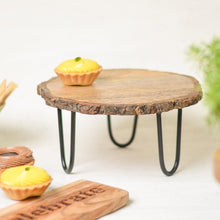 Load image into Gallery viewer, rustic cake stand
