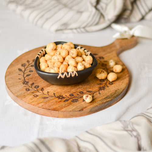 wooden pizza platter