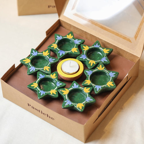 star tea-light holder set