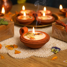 Load image into Gallery viewer, Terracotta Dhoop Candle

