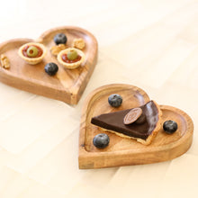 Load image into Gallery viewer, Wooden Heart Plate
