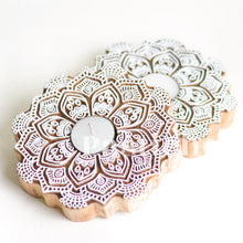 Load image into Gallery viewer, Flower Mandala Carved Tealight Holder
