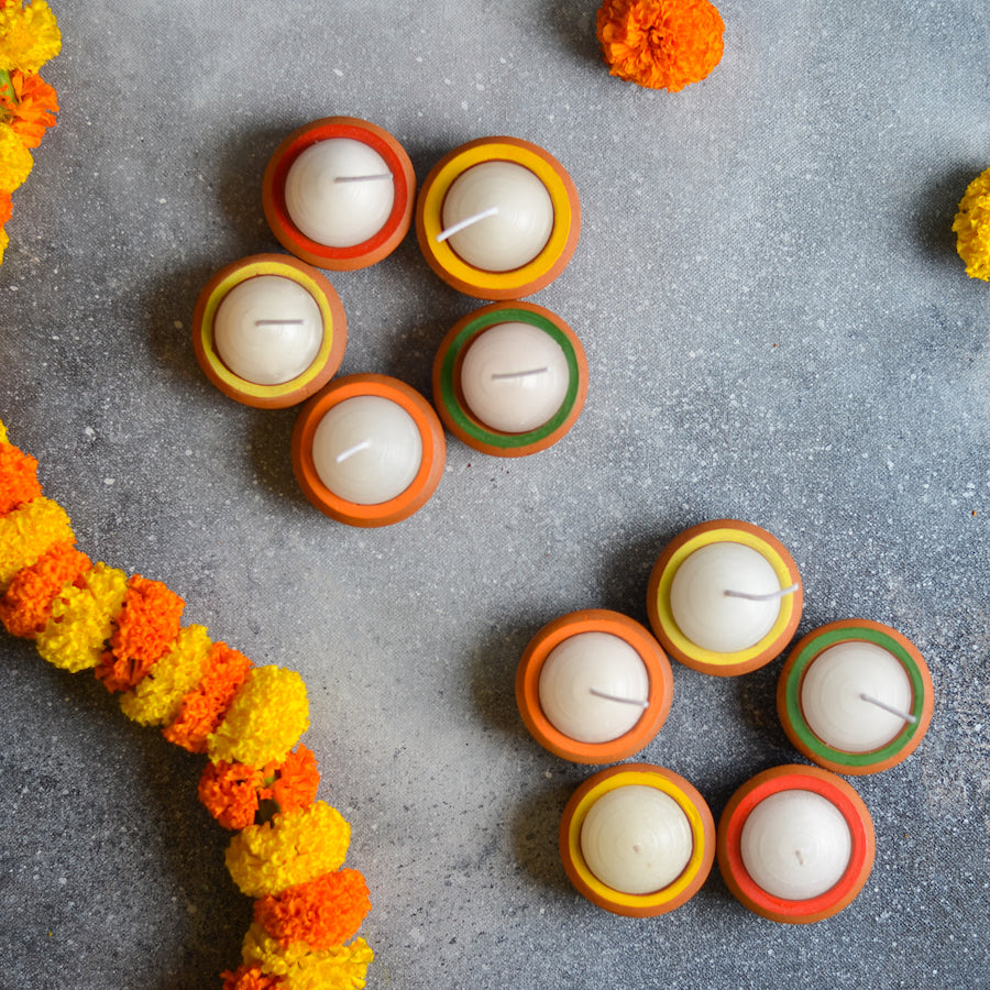 Terracotta Candle Holders