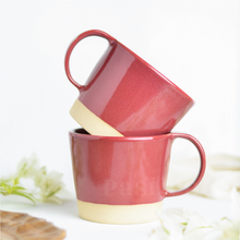 Load image into Gallery viewer, Two Tone Mug Burgundy
