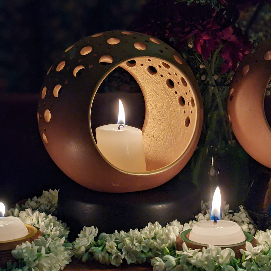 Terracotta Candle Rings