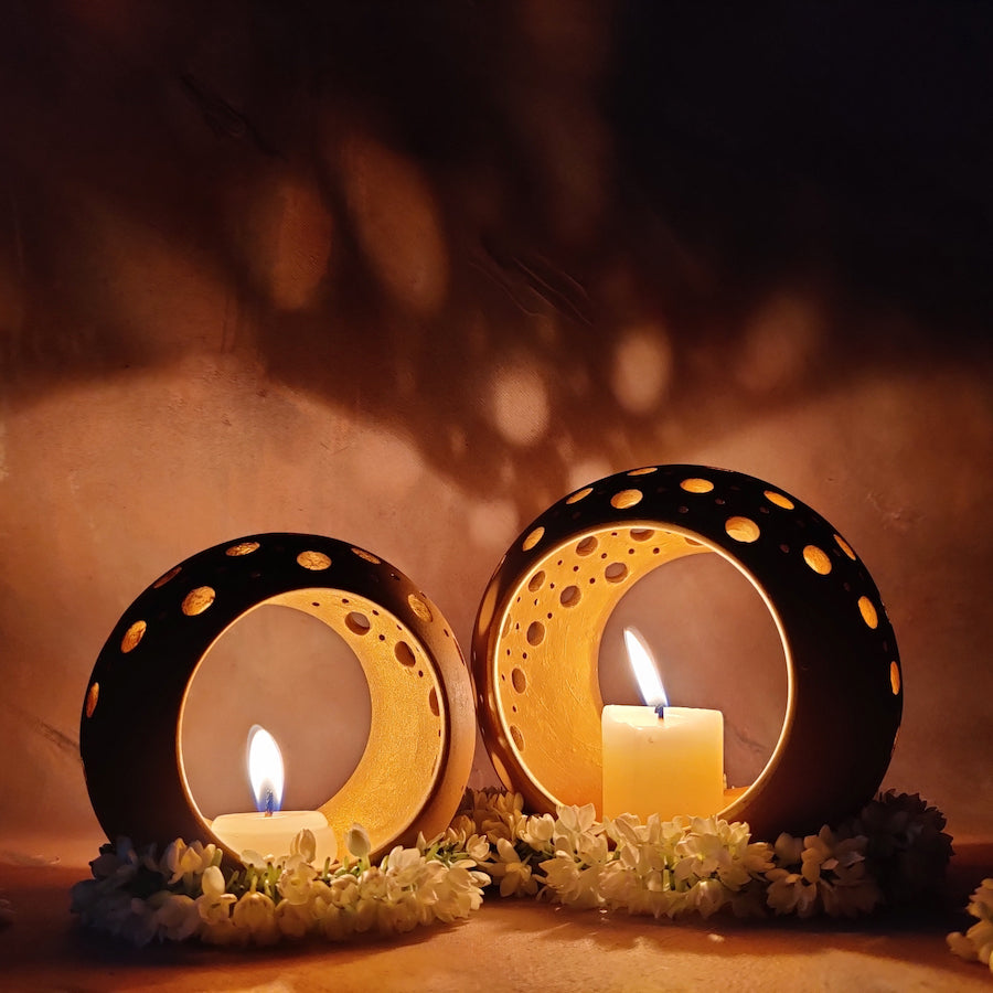terracotta candle rings