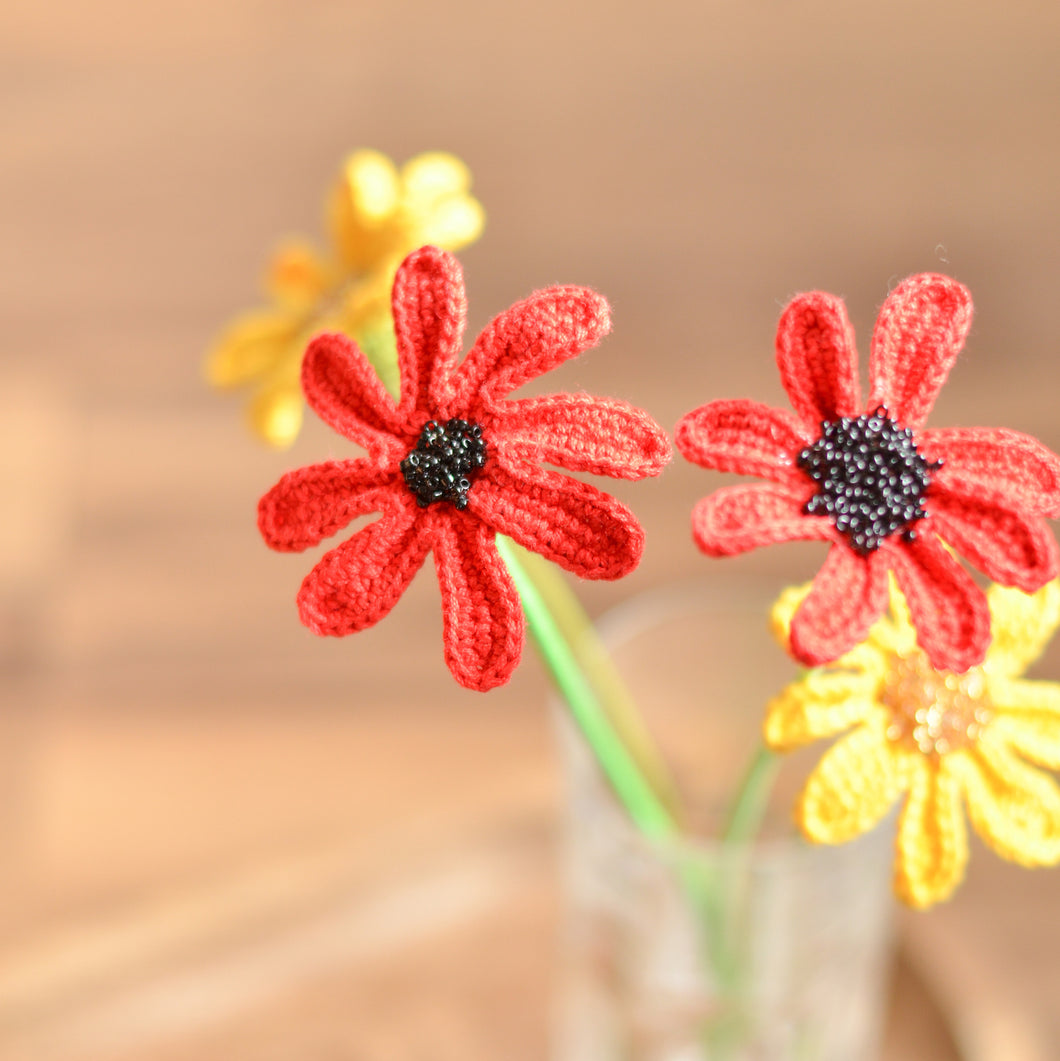 Handmade Crochet Daisy Flower