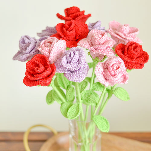 crochet roses