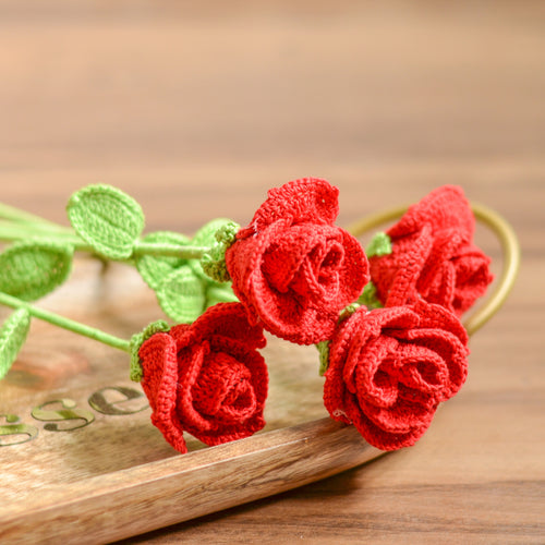 crochet roses