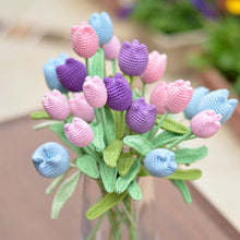Load image into Gallery viewer, crochet tulips
