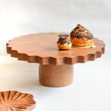Load image into Gallery viewer, Flower Wooden Cake Stand
