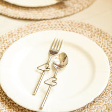 Load image into Gallery viewer, heart cutlery set
