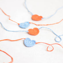 Load image into Gallery viewer, heart crochet rakhi

