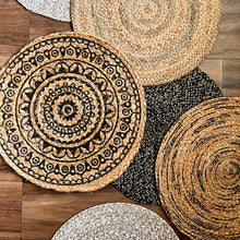 Load image into Gallery viewer, Mandala Jute Placemats (Set of 4)
