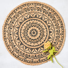 Load image into Gallery viewer, Mandala Jute Placemats (Set of 4)
