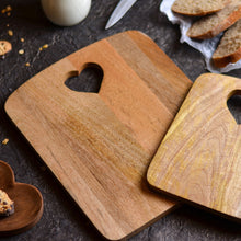 Load image into Gallery viewer, Heart Chopping Boards
